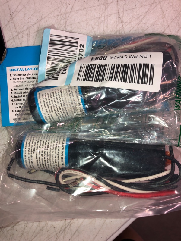 View 2 of RCO810 3 in 1 Compressor Hard Start Capacitor Kit Replace for AP4503019 HS8 RC100 Compatible with Capillary Refrigeration Systems Compressors with Horse Power of 1/12 Through 1/5 (2 pcs)
