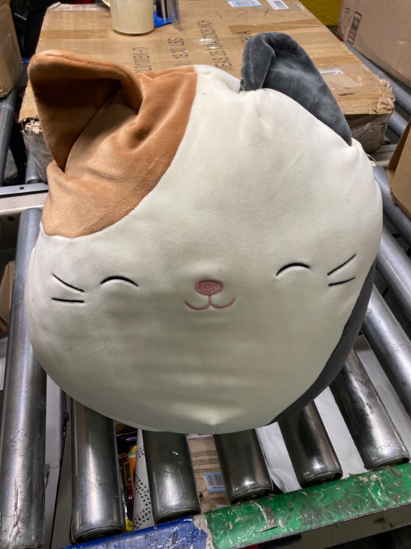 Photo 2 of ***damage box*** Squishmallows 14-Inch Brown and Black Calico Cat Plush - Add Cam to Your Squad, Ultrasoft Stuffed Animal Large Plush Toy, Official Kelly Toy Plush Calico Cat Cam