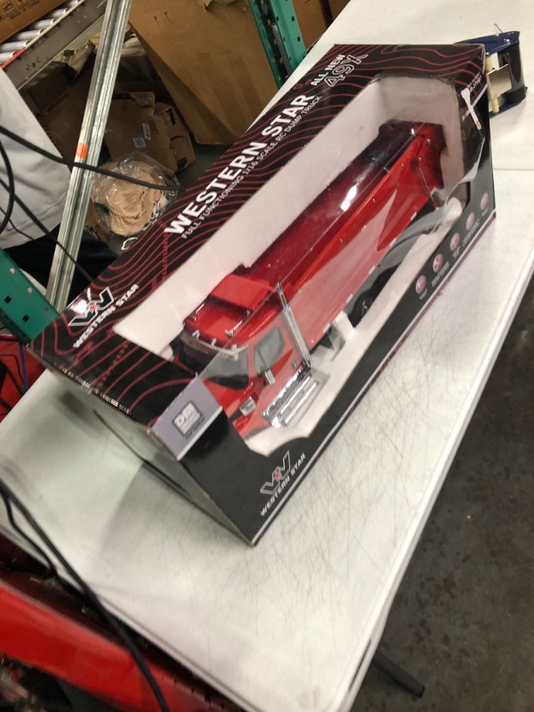 Photo 2 of ** DOES NOT REMOTE CONTROL** Diecast Masters RC Truck Western Star 49X RC Dump Truck | Fully Functional Radio Control Truck | 1:16 Scale Model Semi Truck, Remote Control Truck | Diecast Model 27007