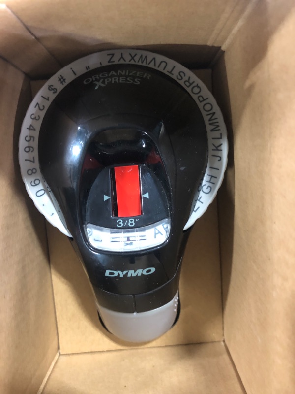 Photo 2 of DYMO Embossing Label Maker with 3 Label Tapes 12966 Machine + 3 tapes