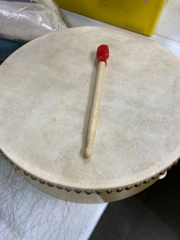 Photo 2 of 16 Inch Buffalo Tambourine Hand Drum by Trademark Innovations