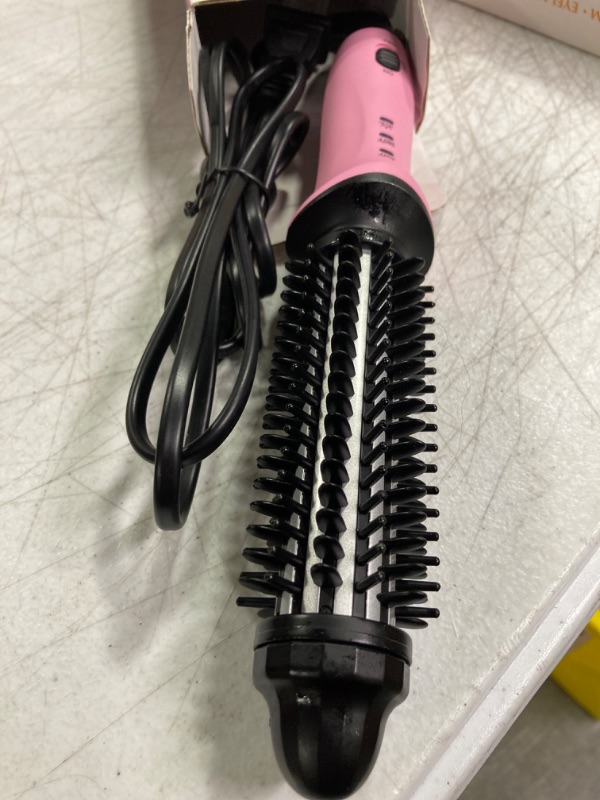 Photo 2 of Curling Iron Brush Dual Voltage, Hair Curling Brush Long Barrel Tourmaline Ceramic, Brush Curling Iron 1 Inch Barrel (NOT Include Anti-Scald Bristles)