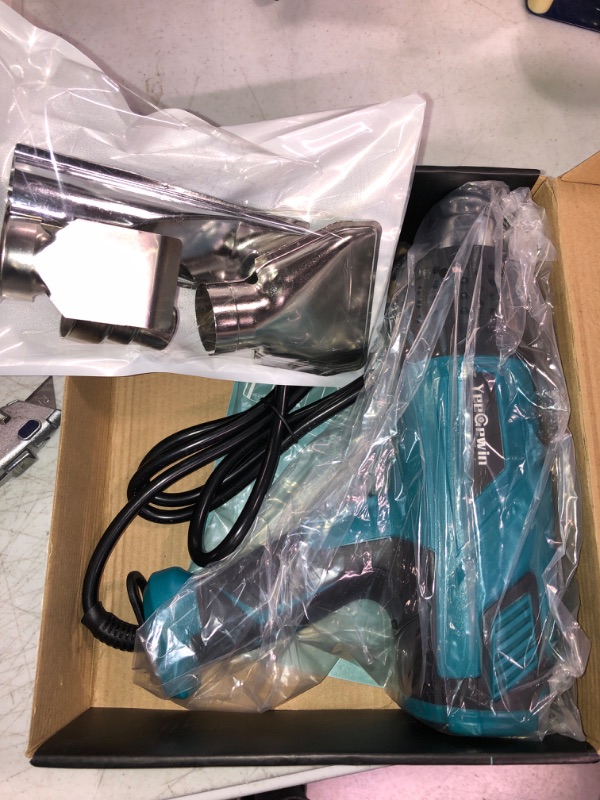 Photo 1 of 1800w Heat  122?~1112??50?- 600??Hot Air Gun Kit Variable Temperature Settings Heavy Duty Fast Heating & Overload Protection, with 4 Nozzels for Shrink Wrap,Vinyl, Crafts, Epoxy Resin