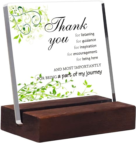 Photo 1 of Thank You Gifts Acrylic Decorative Signs Plagues (for guidance)