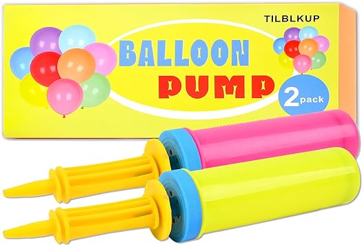 Photo 1 of 2 Pack Balloon Pump Handheld,2 Way Dual Action, Easy to Use Sturdy Balloon Pumps Handheld Inflator Pump for Birthday Balloon,Party Decoration