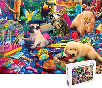 Photo 1 of 1000 Piece Puzzle,1000 Piece Adult Children Puzzles, Jigsaw Puzzles 1000 Pieces Suitable for Adults Children (B0004, 1000 PCS)