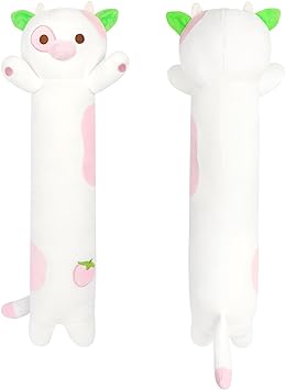 Photo 1 of Long Cow Plush Pillow, 25in Long Cow Stuffed Animal,Strawberry Cow Body Pillow for Kids,Strawberry Cow Stuff Long Cow Plushie for Boys Girls