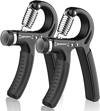 Photo 1 of Grip Strength Trainer, Hand Grip Exerciser Strengthener with Adjustable Resistance 11-132 Lbs (5-60kg), Forearm Strengthener, Hand Exerciser for Muscle Building and Injury Recover