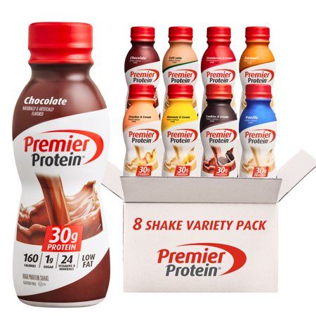 Photo 1 of Premier Protein Shake Variety Pack 30g Protein 11.5 Fl Oz 8 Ct Exp Mar/06/2024