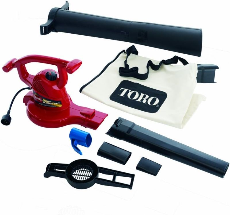 Photo 1 of Toro 51609 Ultra 12 amp Variable-Speed (up to 235) Electric Blower/Vacuum with Metal Impeller
