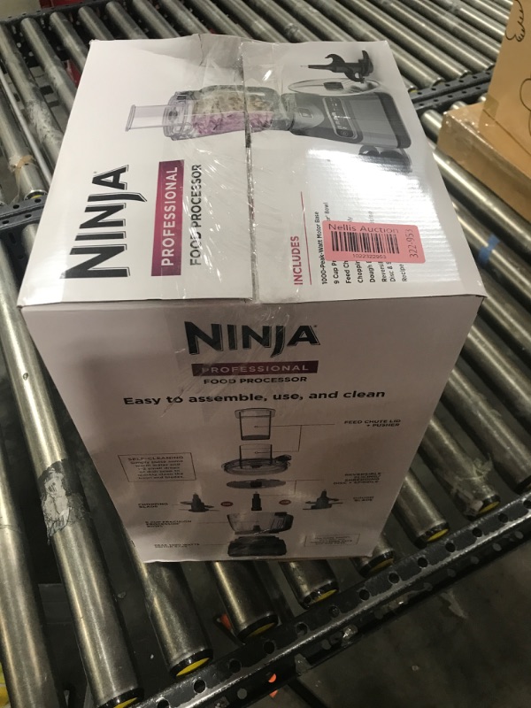 Photo 3 of Ninja Professional Plus 9 Cup Silver Food Processor with Auto-iQ (BN601)
