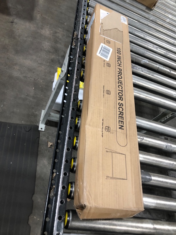 Photo 1 of 100 inch projector screen 