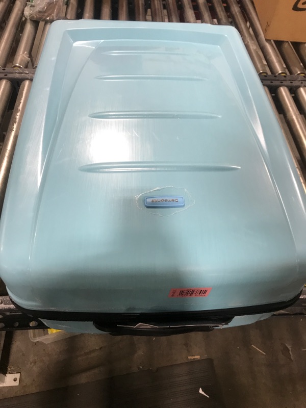 Photo 2 of Samsonite Winfield 2 Hardside Luggage with Spinner Wheels, Ice Blue, Checked-Large 28-Inch Checked-Large 28-Inch Ice Blue