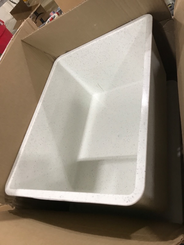 Photo 1 of white storage container w/lid