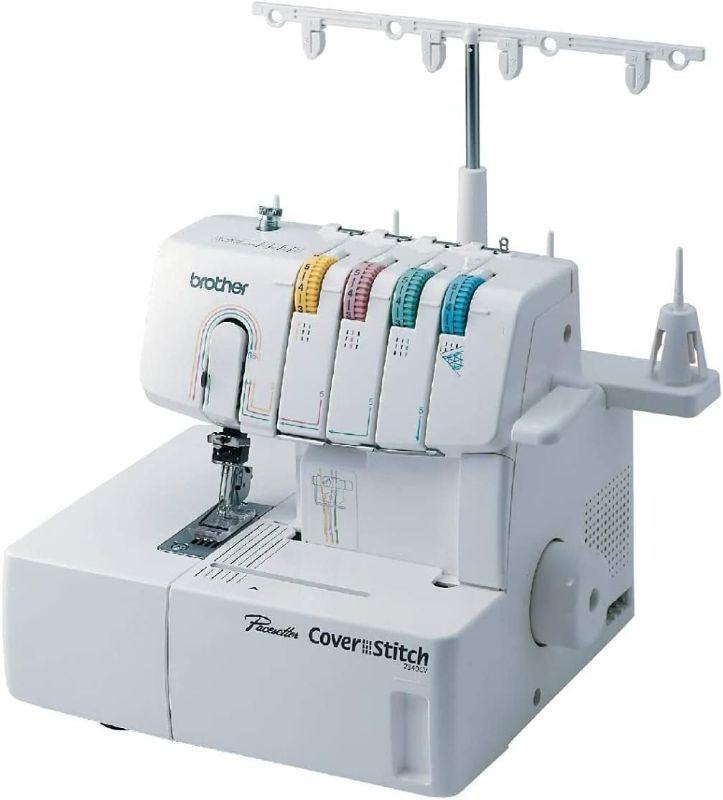 Photo 1 of Brother Coverstitch Serger, 2340CV, Sturdy Metal Frame, 1,100 Stitches Per Minute, Trim Trap, Included Snap-on Presser Feet
