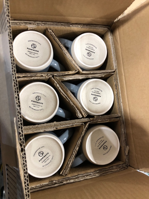 Photo 1 of 6 pc coffee mugs pack
