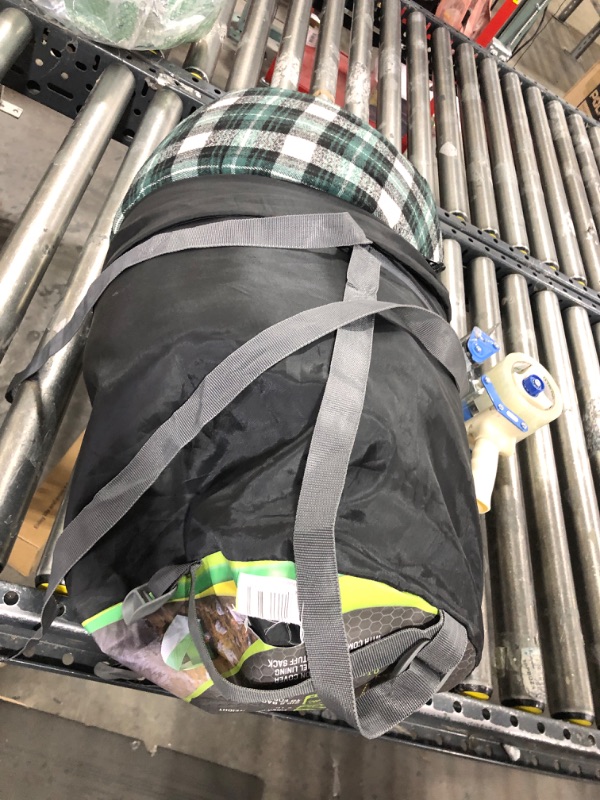 Photo 1 of 7 lb sleeping bag green/black/grey 