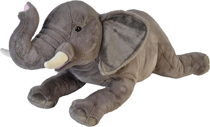 Photo 1 of Wild Republic Jumbo Elephant Plush, Giant Stuffed Animal, Plush Toy, 30 Inches
