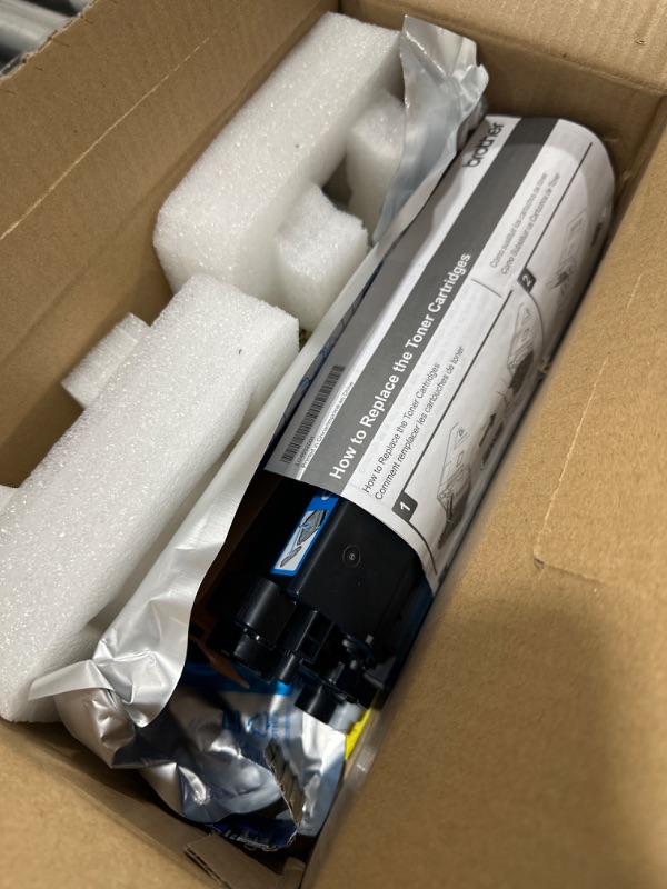 Photo 1 of Brother TN-331C DCP-L8400 L8450 HL-L8250 L8350 MFC-L8600 L8650 L8850 Toner Cartridge (Cyan) in Retail Packaging. Cyan 1 Pack