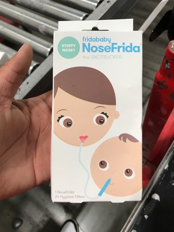 Photo 3 of Frida Baby Nasal Aspirator NoseFrida the Snotsucker with 24 Extra Hygiene Filters NoseFrida Filter Bundle