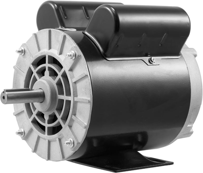 Photo 1 of VEVOR 2HP SPL Air Compressor Motor, 3450 RPM Electric Motor, 115/230V, 15/7.5Amps, 5/8" Keyed Shaft 56 Frame, 1.88" Shaft Length for Air Compressors
