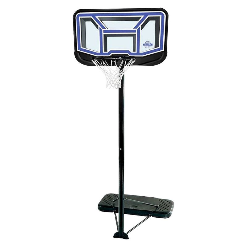 Photo 1 of Lifetime Adjustable Portable Basketball Hoop - 44-inch Polycarbonate
