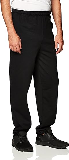 Photo 1 of Gildan Unisex-Adult Fleece Elastic Bottom Sweatpants With Pockets, Style G18100
