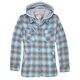 Photo 1 of Canyon Guide Women's Quilted Flannel Jacket with Fleece Hoodie S
 