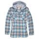 Photo 1 of Canyon Guide Women's Quilted Flannel Jacket with Fleece Hoodie S
