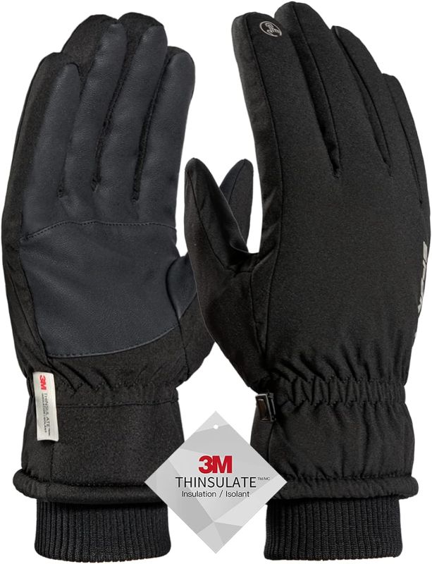 Photo 1 of 3M Thinsulate Black Gloves 