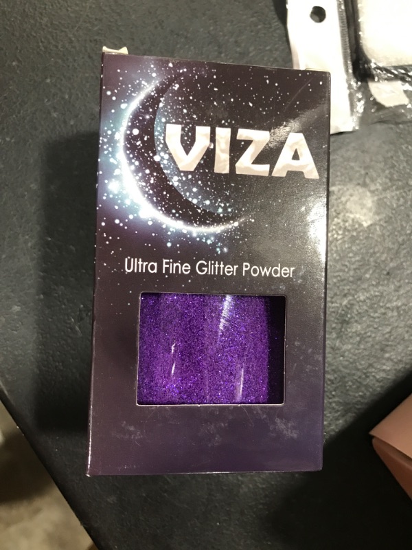 Photo 1 of Viza Ultra Fine Glitter Powder, 7.8oz/ 220g Strawberry Pink Craft Resin Glitter, 1/128" Metallic Nail Sequins Flakes for Glitter purple,Epoxy Resin Tumbler, Nail,Slime,Body Face Hair, Festival DIY Decor