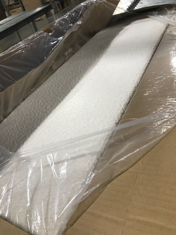 Photo 1 of NICCAE Ottoman Rectangular Bench, Soft Bag Storage Bench Made Flannelette and Stable Rubber Wood Legs, Making It The Perfect Decoration for Any Room (Beige)