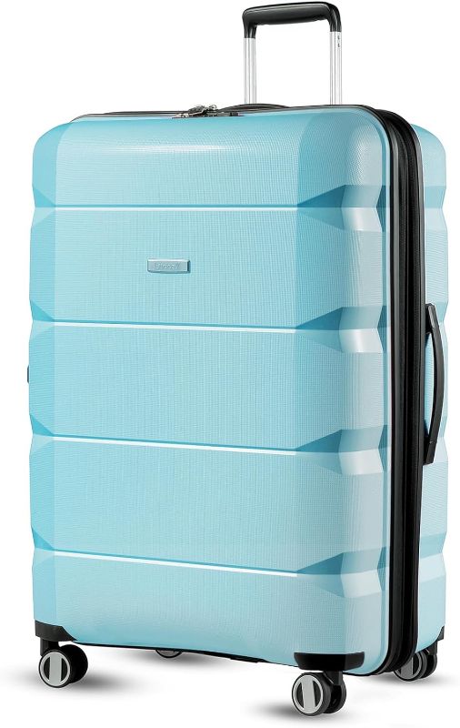 Photo 1 of LUGGE X Expandable Luggage with Spinner Wheels Blue
Item with scratches