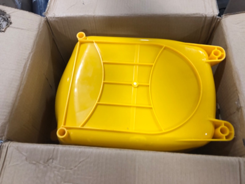 Photo 2 of Simpli-Magic 79358 Commercial Mop Bucket with Side Press Wringer, 26 Quart, Yellow Yellow Bucket