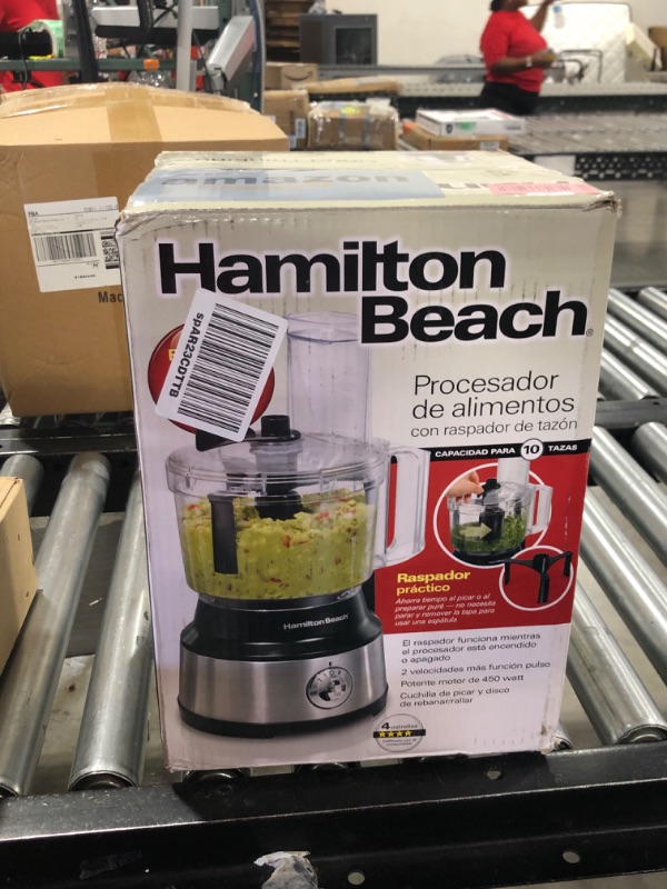 Photo 2 of Hamilton Beach 10-Cup Food Processor, with Bowl Scraper (70730)