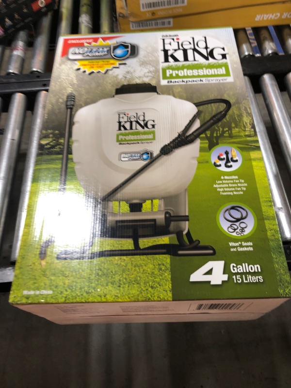 Photo 2 of Field King 190328 Backpack Sprayer, 4 Gallon,