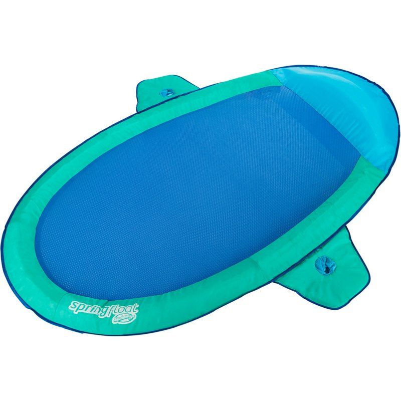 Photo 1 of SwimWays Spring Float SunCatcher Inflatable Pool Lounger with Hyper-Flate Valve Pool Float
