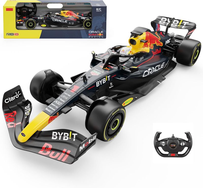 Photo 1 of Authentic Licensed 1:12 F1 RedBull Rb18 Car Remote Control Car - F1 Collection RC car Series for Kids and Adults - 2.4GHz RC Car for Gift (1:12 RedBull Rb18(NO.1))
