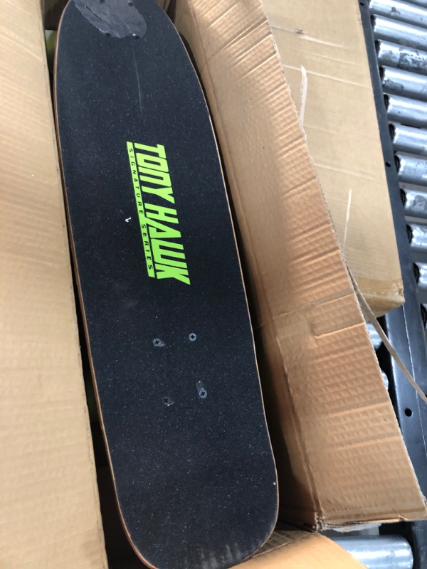 Photo 4 of Tony Hawk 31" Complete Cruiser Skateboard, 9-Ply Maple Deck Skateboard for Cruising, Carving, Tricks and Downhill Slime Hawk