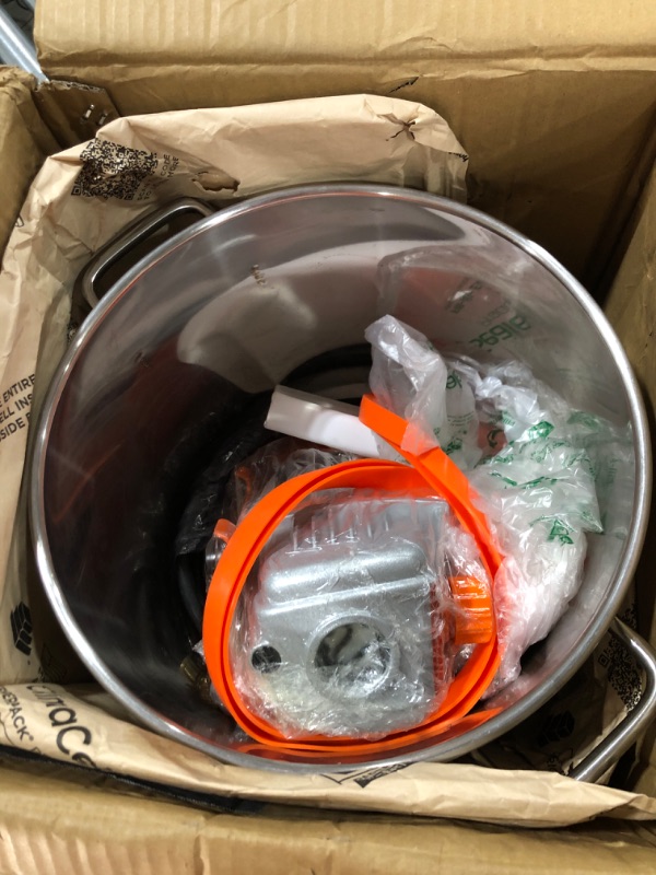 Photo 2 of VEVOR 5 Gallon Vacuum Chamber and 3.5 CFM Pump Kit, Tempered Glass Lid Vacuum Degassing Chamber Kit, Single Stage Vacuum Pump with 250 ml Oil Bottle, for Stabilizing Wood, Degassing Silicones, Epoxies 5 Gal Vacuum Chamber Kit(Glass lid)