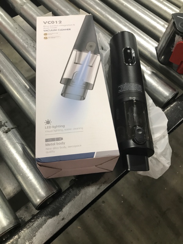 Photo 1 of PUFTEM Car Vacuum, Handheld Vacuum Cordless, LED Light and Air Duster