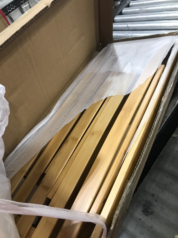 Photo 1 of GHWIE Shoe Rack Bench,3 Tier Shoe Rack Bench, Premium Shoe Organizer or Entryway Bench, Perfect for Shoe Cubby, Entry Bench, Bathroom Bench, Entryway Organizer, Hallway or Living Room(Natural Bamboo)