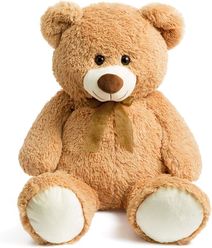 Photo 1 of HollyHOME Teddy Bear Plush Giant Teddy Bears Stuffed Animals Teddy Bear Love 36 inch Tan 