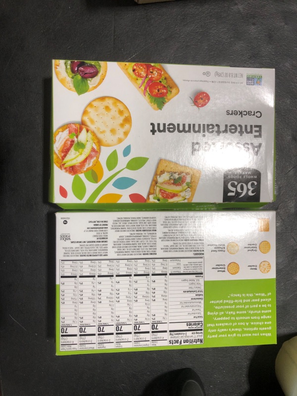 Photo 2 of 365 by Whole Foods Market, Assorted Entertaining Crackers, 8.8 OuncE (2 PACK)