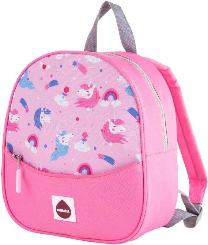 Photo 1 of Designer Mini Backpack, Pink, Perfect for Women, Men, Boys, Girls, Stylish for kids ages 3+ (Unicorn)
