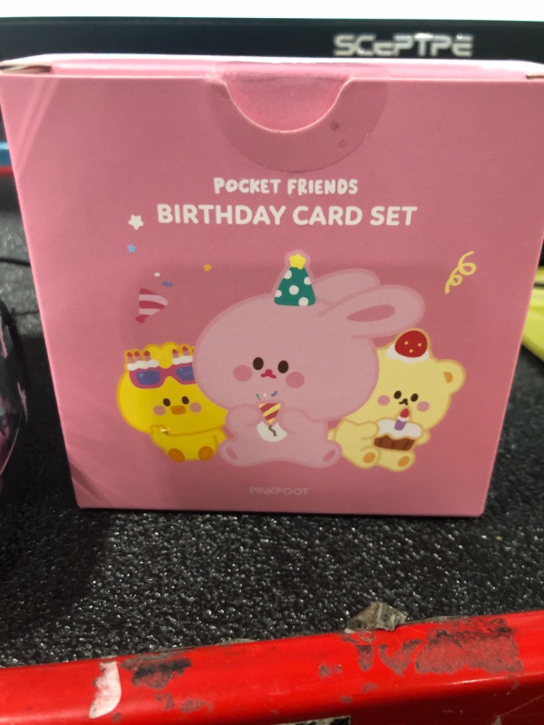 Photo 1 of POCKET FRIENDS BIRTHDAY CARD SET FROM SOUTH KOREA