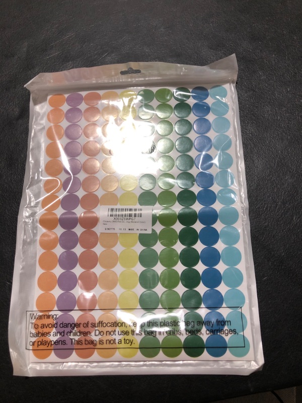 Photo 2 of 2800 Pcs Dot Stickers 3/4 Inch 10 Color Diameter Color Coding Labels Assorted Color Round Price Stickers Removable Adhesive for Classroom Office Labeling (Morandi Color)
