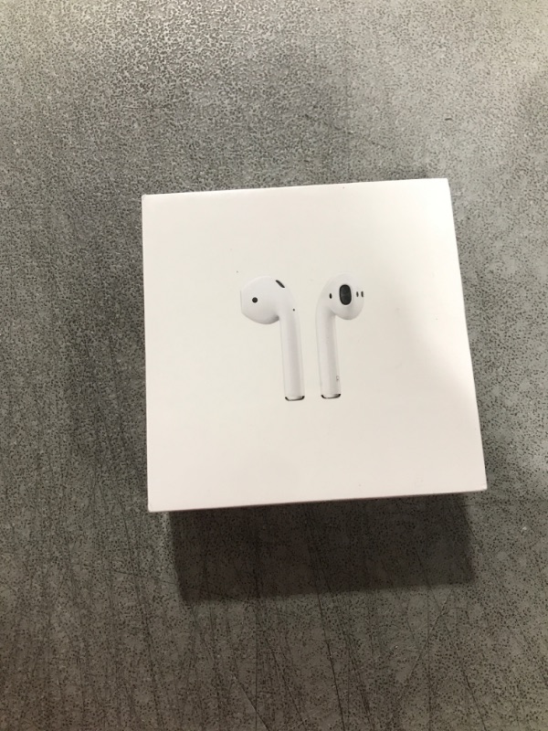 Photo 2 of Apple AirPods (2nd Generation) MV7N2AM/a with Charging Case - Stereo - Wireless - Bluetooth - Earbud - Binaural - in-ear
