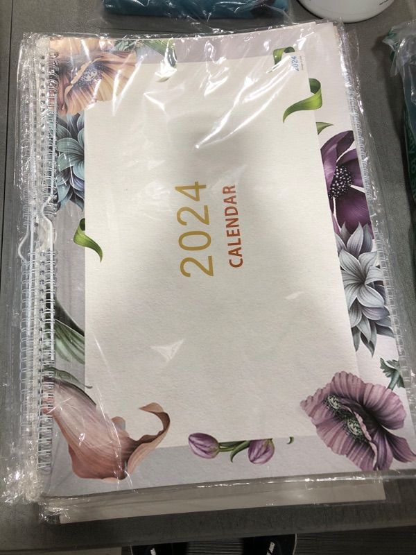 Photo 2 of Plantime Desk Calendar, Yearly Wall Pad Calendar Daily Planners Ruled Blocks 17"x12" To Do List Notepad (Floral)