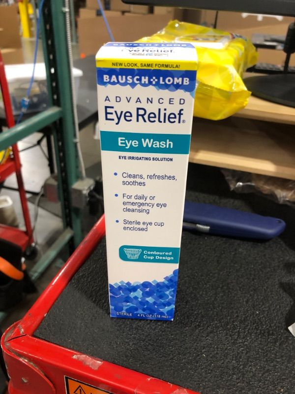 Photo 2 of Bausch + Lomb Advanced Eye Relief Eye Wash 4 fl oz Expire October 1 2025
